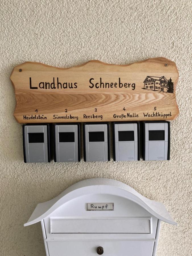 Landhaus Schneeberg Lejlighed Gersfeld Eksteriør billede